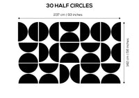 Thumbnail for 3D Half Circles Wall Decor