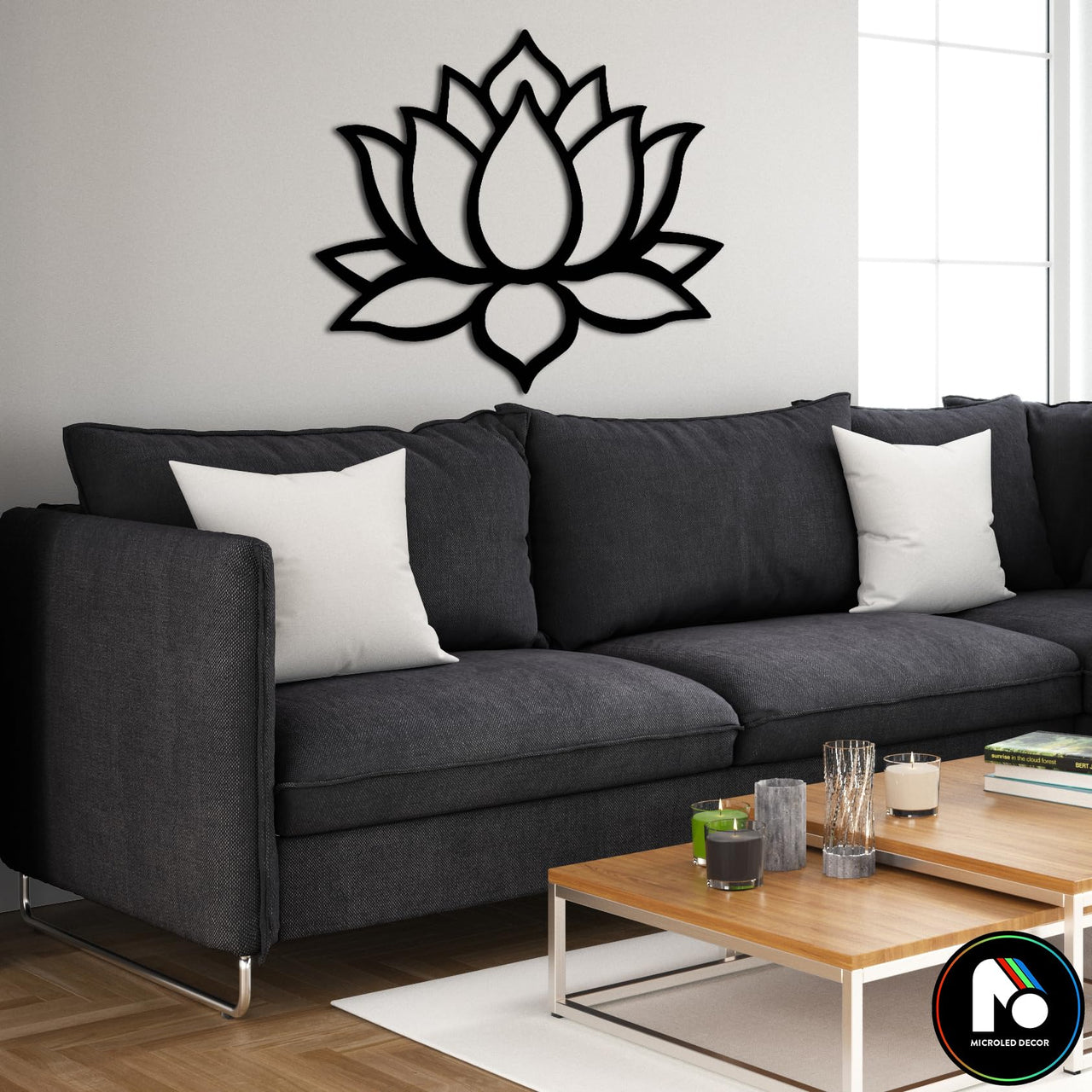 Flower Lotus Wall Art