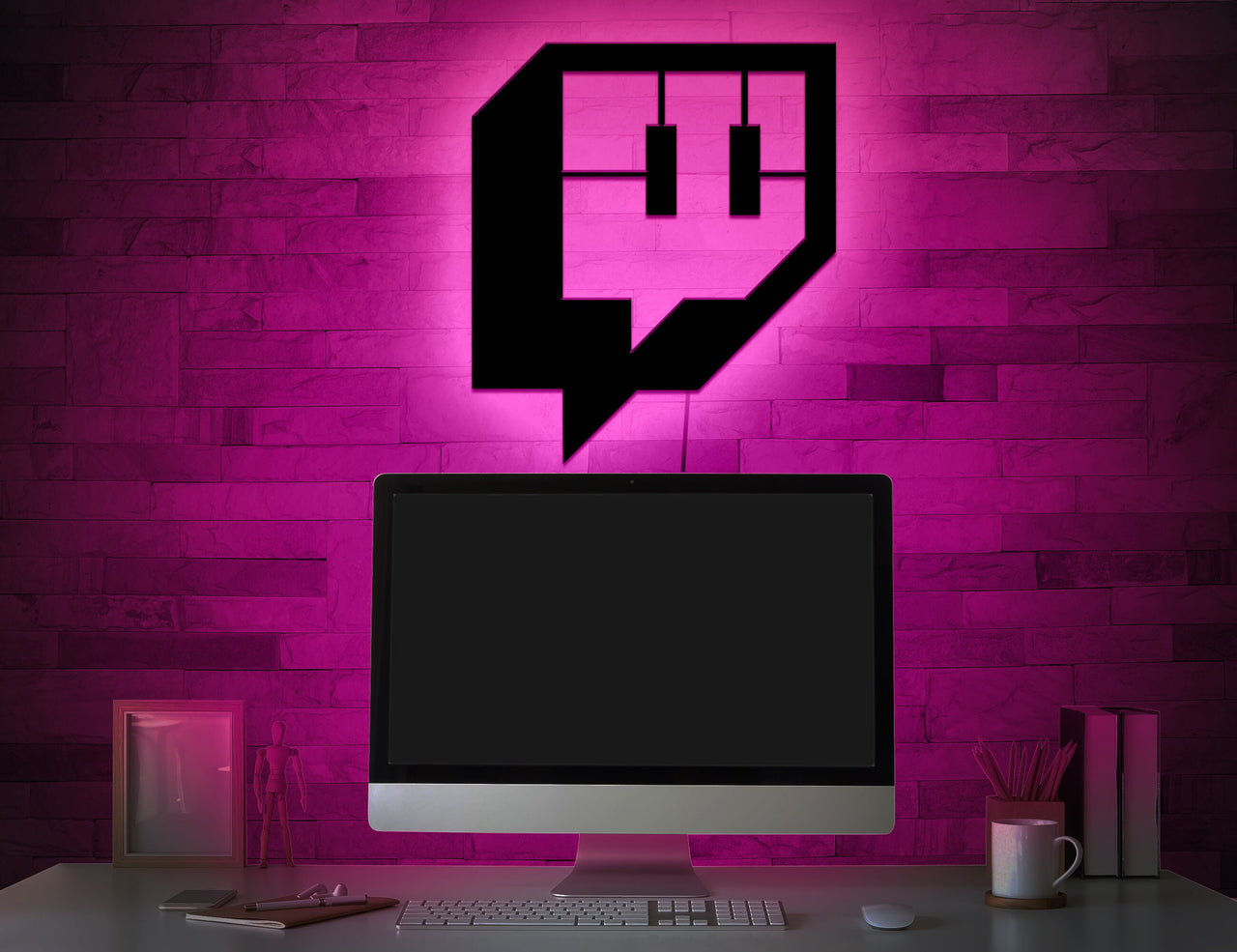 Twitch Led Sign Wall