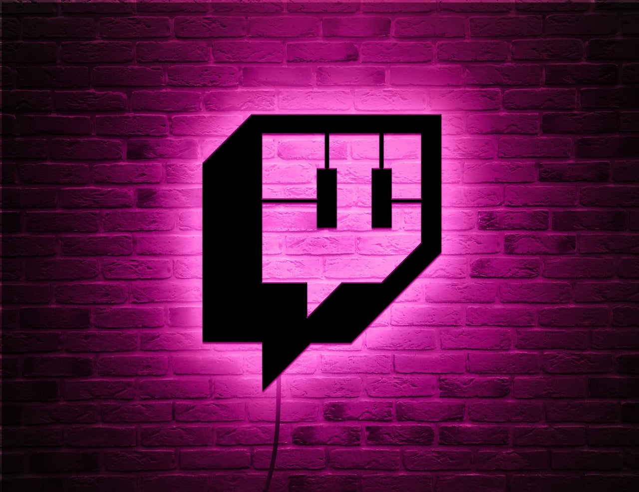 Twitch Led Sign Wall