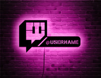 Thumbnail for Personalize Username Twitch Led Sign