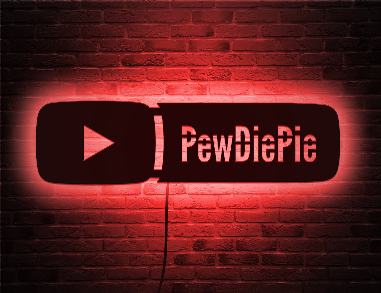 Personalize Youtube Led Sign