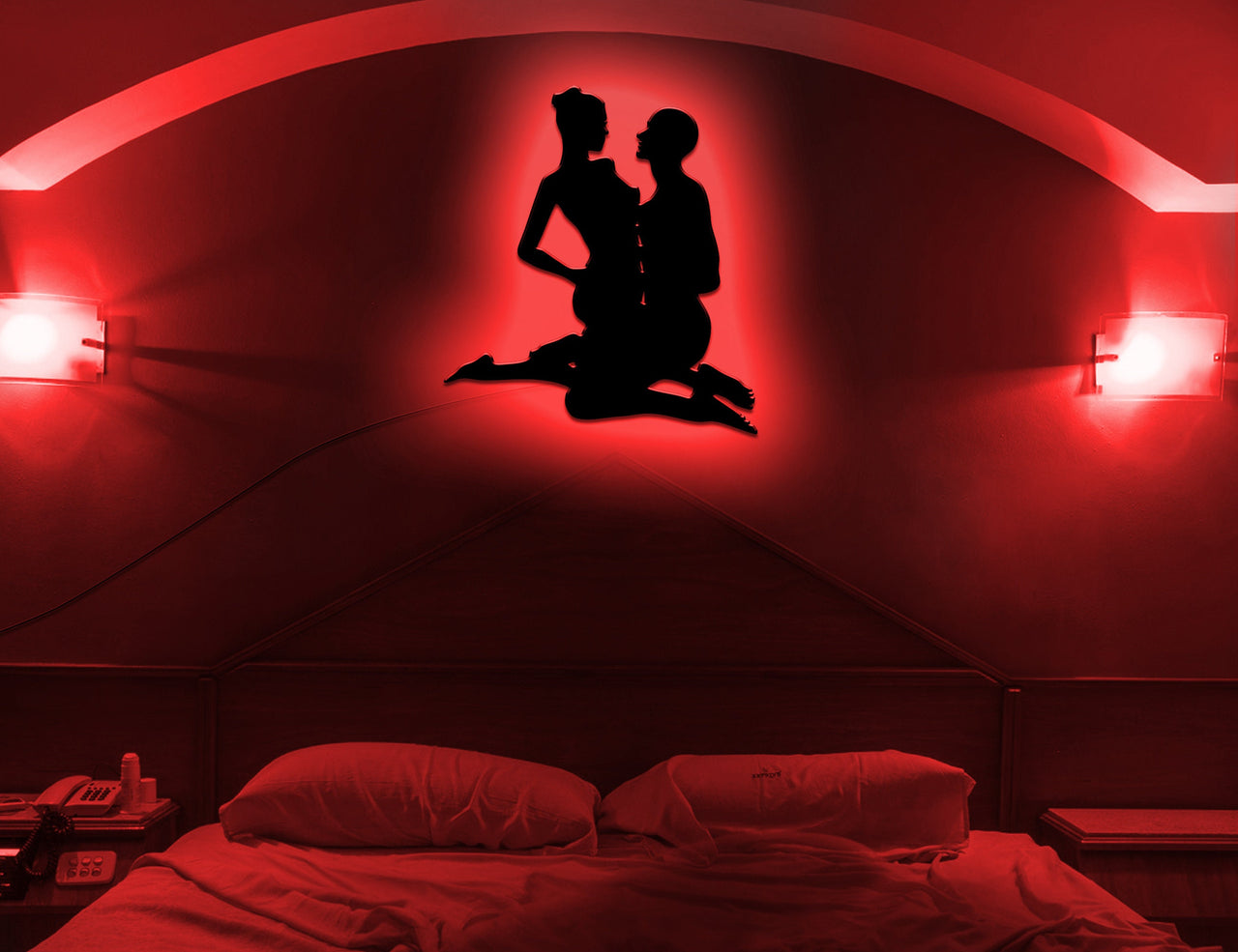 Lotus Sex Position Wall – MicroLedDecor