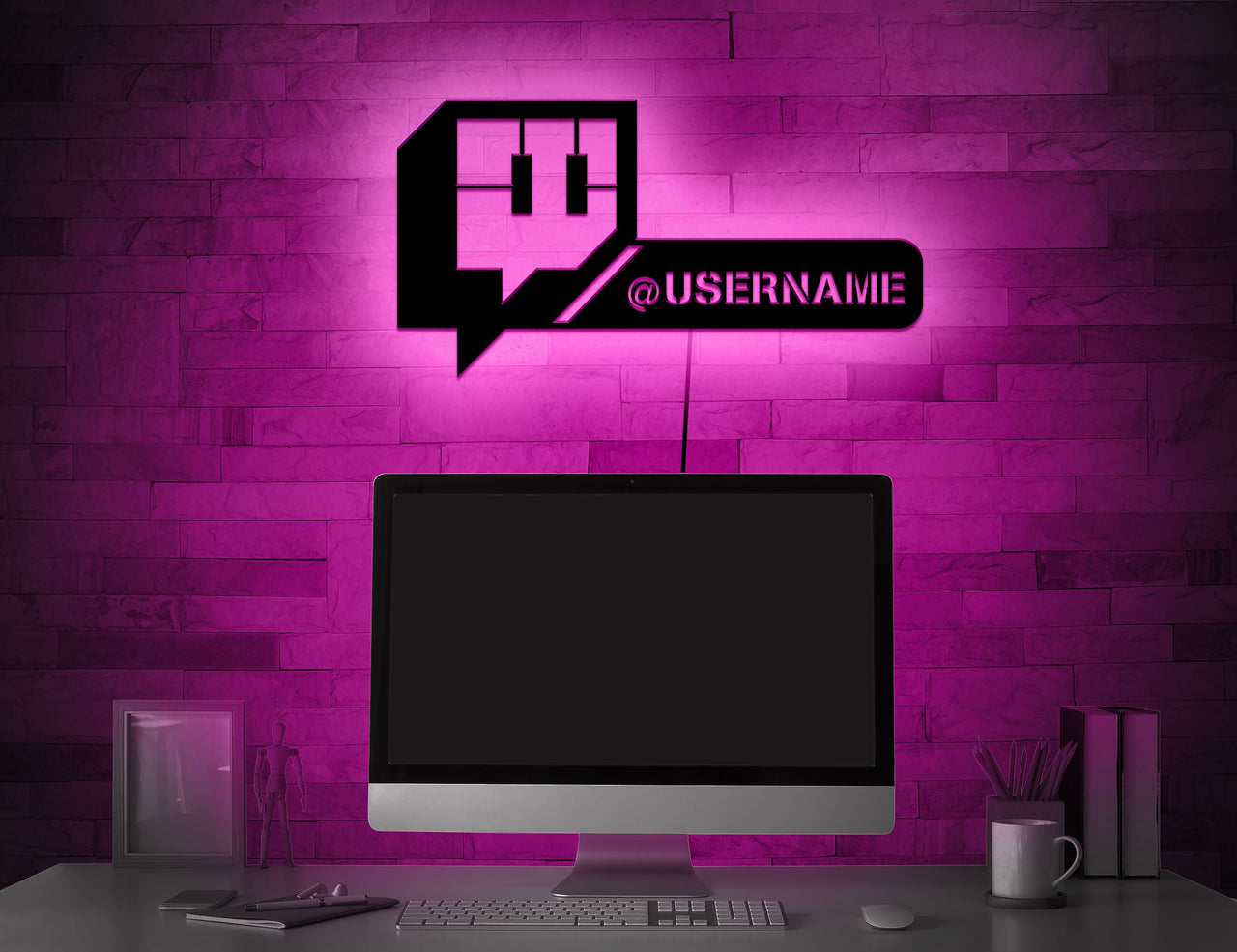 Personalize Username Twitch Led Sign