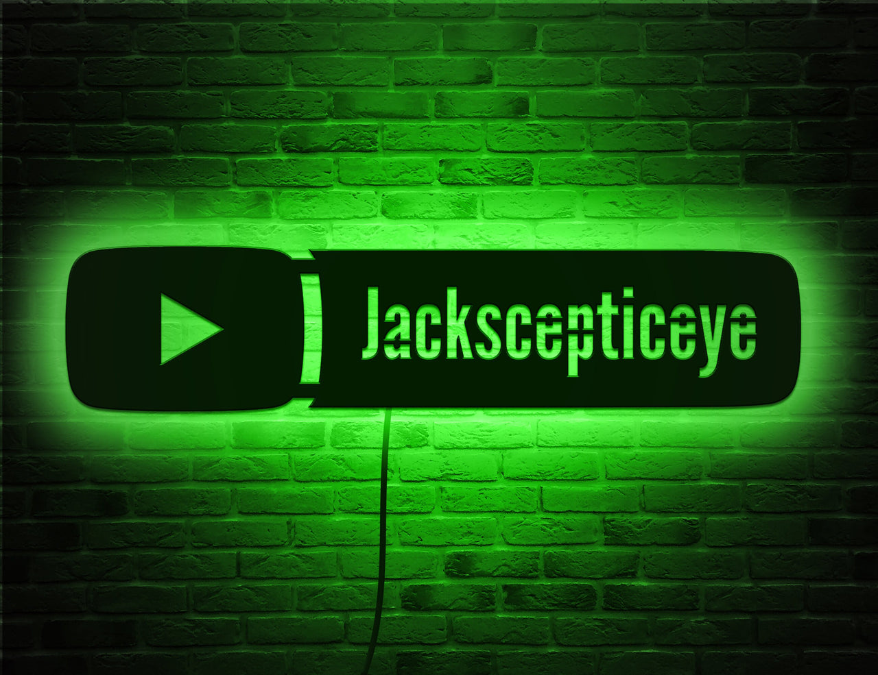 Personalize Youtube Led Sign