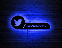 Thumbnail for Personalize Username Twitter Led Sign