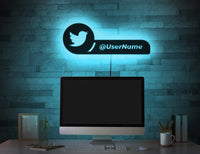 Thumbnail for Personalize Username Twitter Led Sign