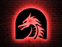 Thumbnail for Dragon Samurai Wall Decor