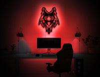 Thumbnail for Wolf Led Sign Wall