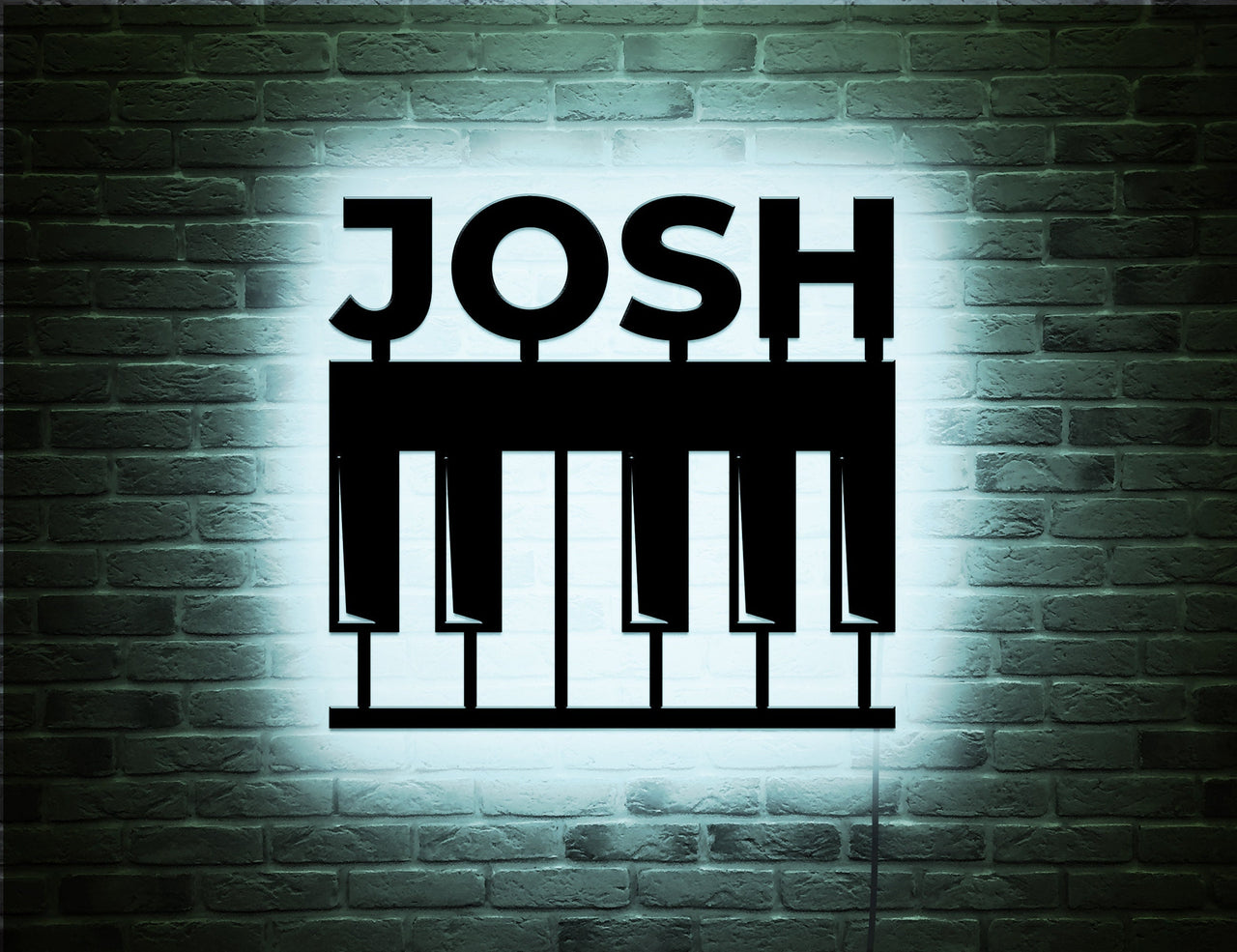 Piano Led Sign Wall