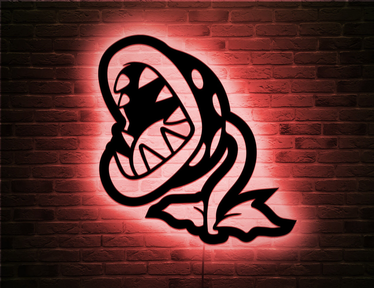 Piranha Plant Led Sign