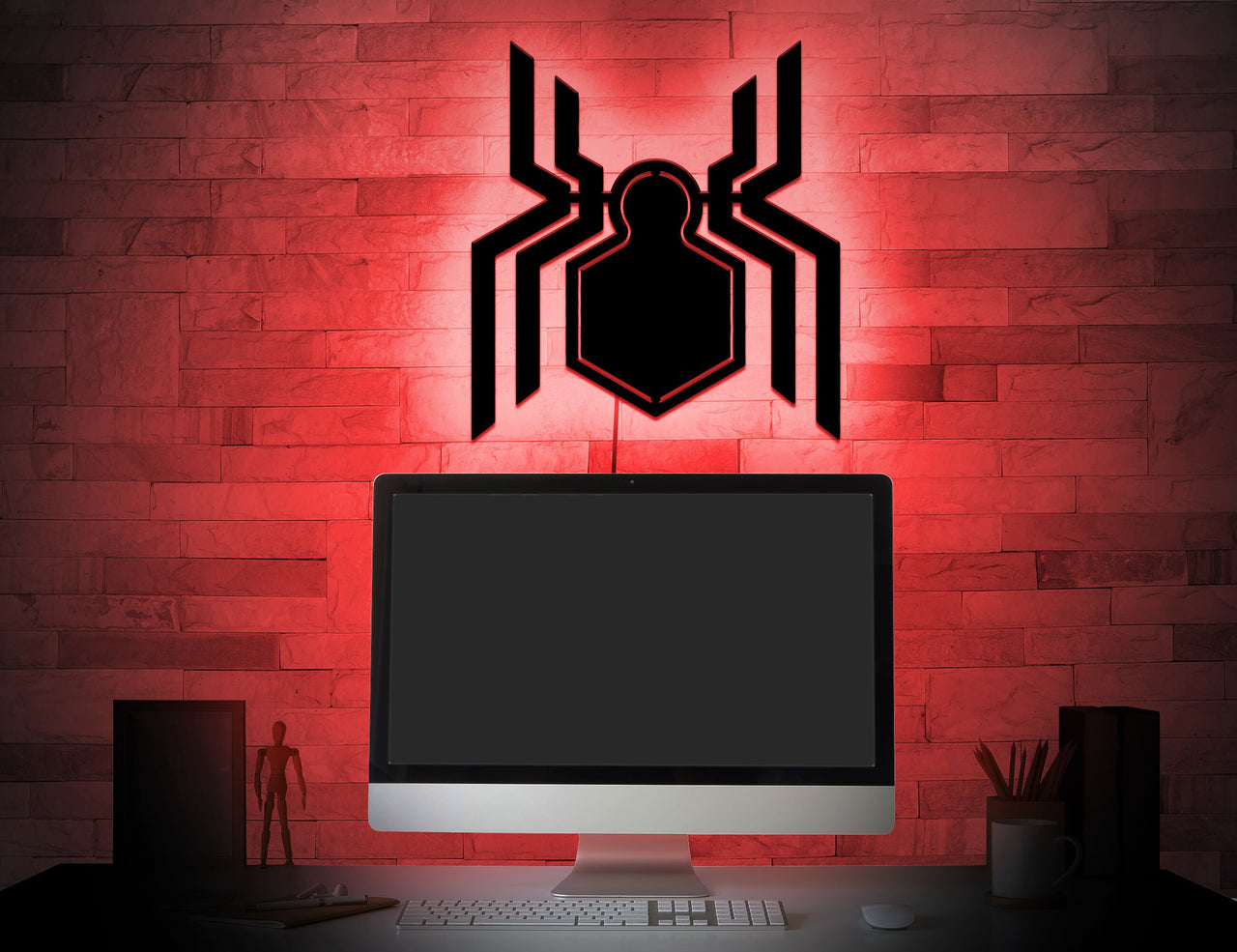 Spider Led Sign Wall