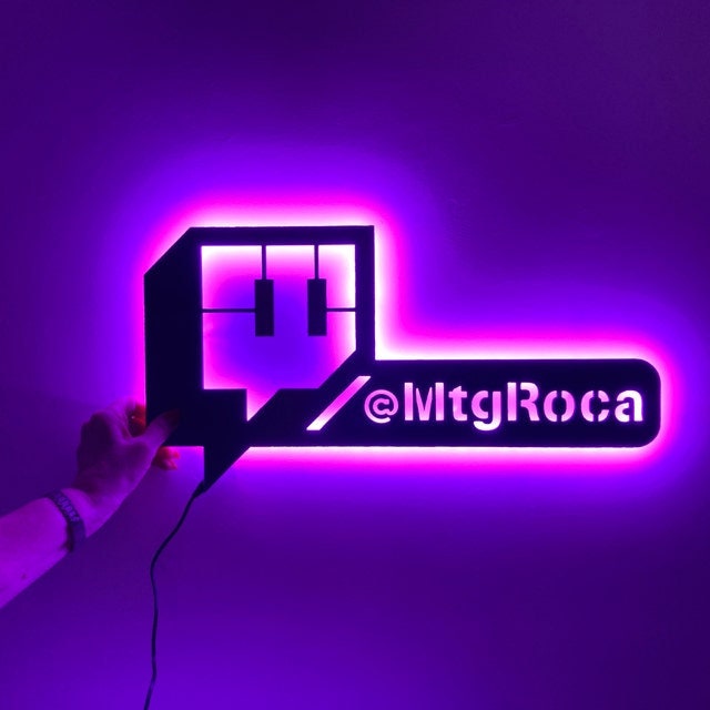 Personalize Username Twitch Led Sign