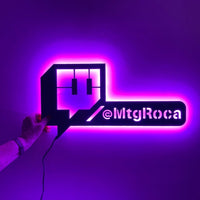 Thumbnail for Personalize Username Twitch Led Sign