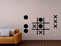 Thumbnail for Tic-Tac-Toe Game Wall Art - Tic Tac Toe Playroom Kids Game - Games for Family Time - Noughts and Crosses Game - Board Game Baby Friendly