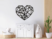 Thumbnail for Heart Wall Decor - Heart Wall Art - Geometric Wall Art - Valentines Decor - Love Wall Art - Heart Sign Home Decor for Bedroom