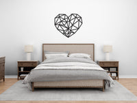 Thumbnail for Heart Wall Decor - Heart Wall Art - Geometric Wall Art - Valentines Decor - Love Wall Art - Heart Sign Home Decor for Bedroom