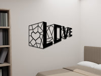 Thumbnail for Love Wall Decor - Love Wall Art - Geometric Wall Art - Valentines Decor - Love Geometric Wall Art - Heart Sign Home Decor for Bedroom